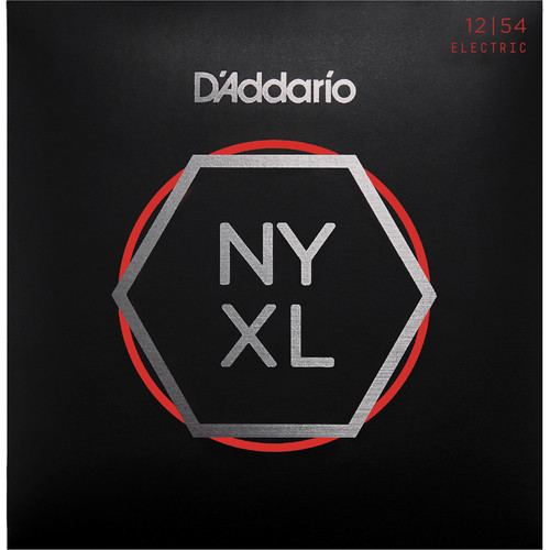 D'Addario NYXL1254 Heavy NYXL Nickel Wound Electric Guitar Strings (6-String Set, 12 - 54)