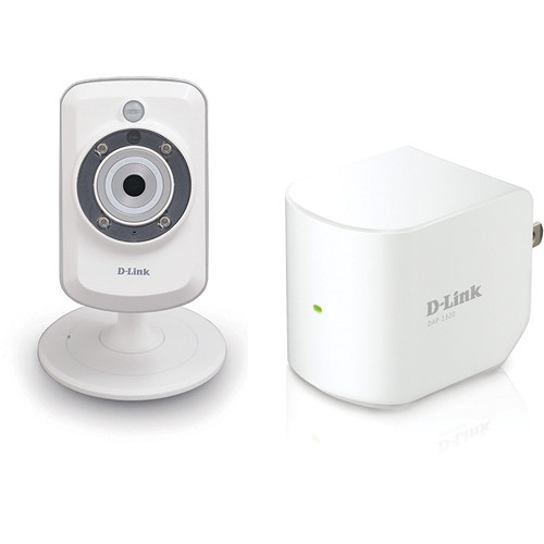 D-Link Wireless N Day/Night Camera with 2-Way Audio & Range Extender Kit