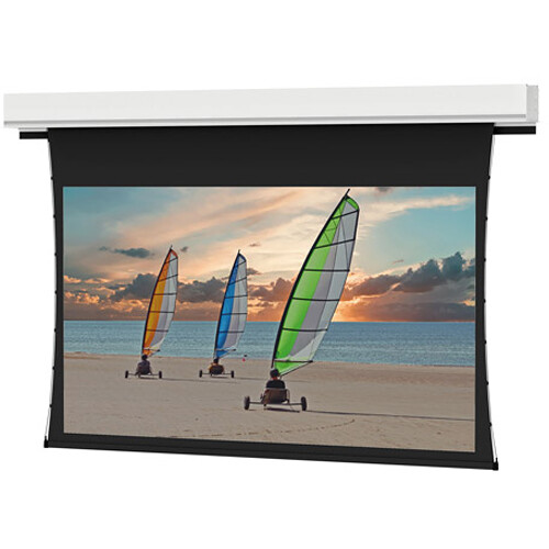 Da-Lite 24859 65 x 104" Tensioned Advantage Deluxe Ceiling-Recessed Screen (110-120 VAC)