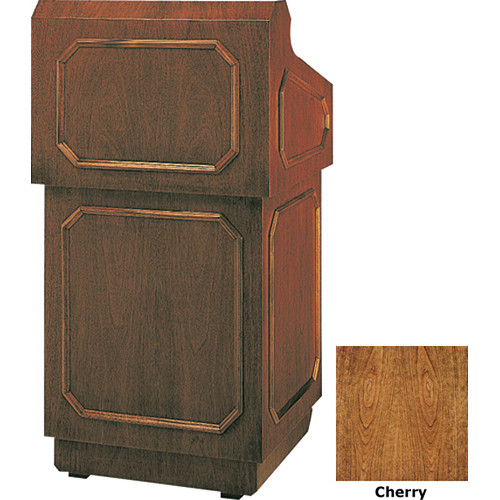 Da-Lite Hamilton 32" Floor Lectern with Height Adjustment (Cherry Veneer)