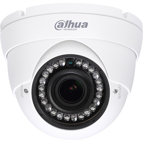 Dahua Technology Lite Series HAC-HDW1200RN-VF 2MP 1080p Weather-Proof IR HDCVI Dome Camera with 2.7-12mm Varifocal Lens (NTSC)