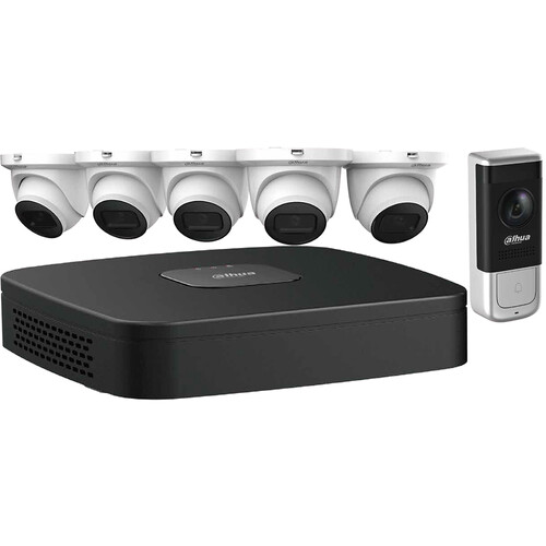 Dahua Technology 8-Channel Video Doorbell Security System