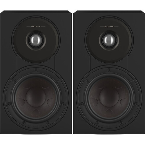 DALI SONIK 1 2-Way Bookshelf Speakers (Black Ash, Pair)