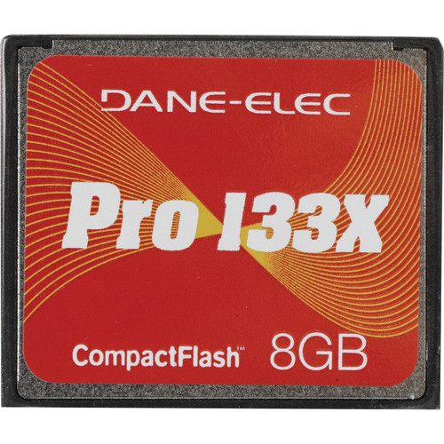 Dane-Elec 8GB Compact Flash Pro 133x Memory Card (2-Pack)