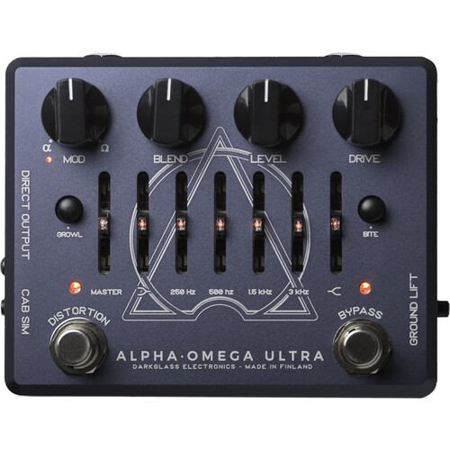 Darkglass Electronics Alpha·Omega Ultra Bass Overdrive Preamp Pedal