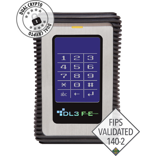 Data Locker 960GB DL3 FE Encrypted External USB 3.1 Gen 1 Solid State Drive (FIPS Edition)