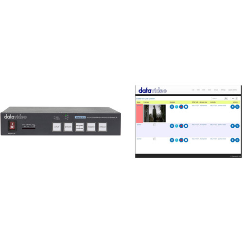 Datavideo NVS-33 Single-Channel Streaming Recorder & Multichannel Streaming Server Kit
