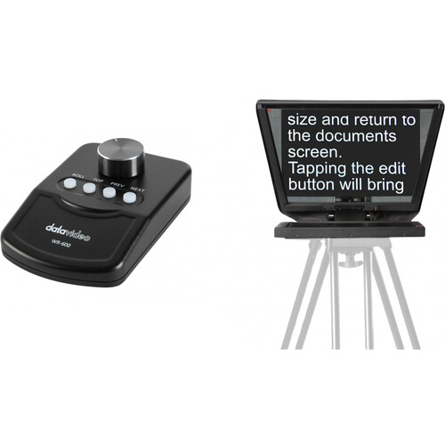 Datavideo TP-700 Teleprompter & WR-600 Remote with IntelliSync