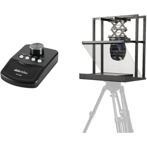 Datavideo TP-900 Teleprompter & WR-600 Remote with IntelliSync Kit
