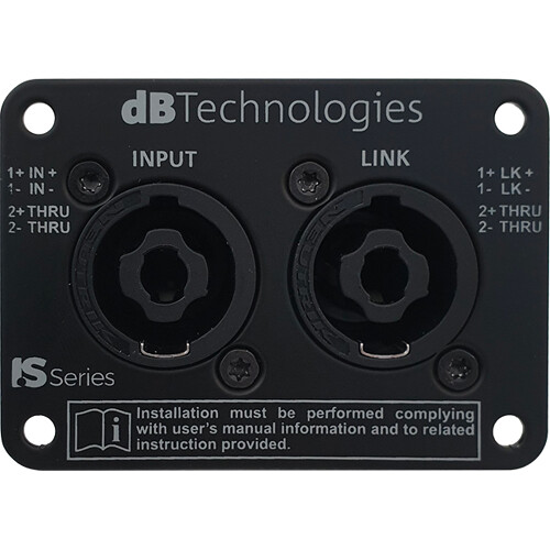 dBTechnologies SP-IS Speakon Input Panel for IS Series Loudspeakers