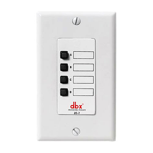 dbx ZC-7 - Page Assignment Controller for ZonePro