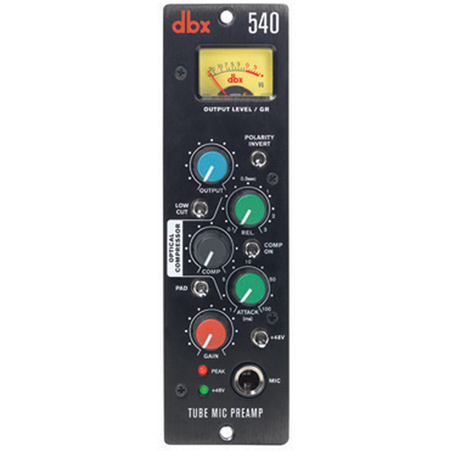 dbx 500 Series 540 Tube Mic Preamp with Optical Compressor 540
