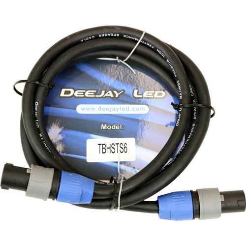 DeeJay LED speakON to speakON Speaker Cable (6')
