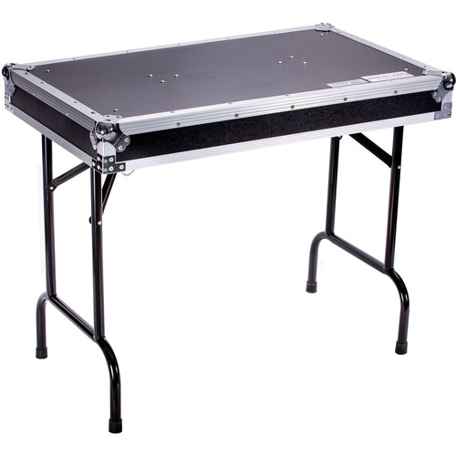 DeeJay LED Universal Foldout DJ Table with Locking Pins (36" Wide)