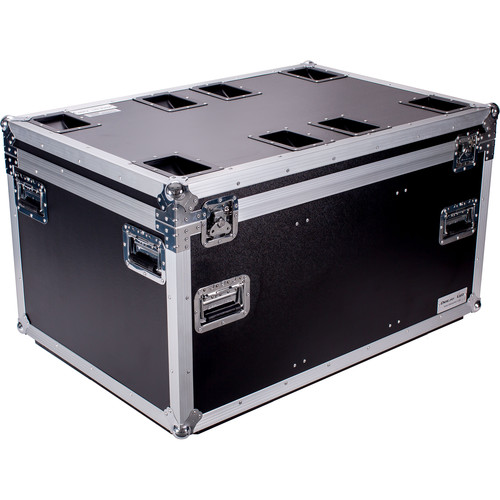 DeeJay LED Fly Drive Utility Trunk Case with Caster Board (Black, 41 x 27 x 22")