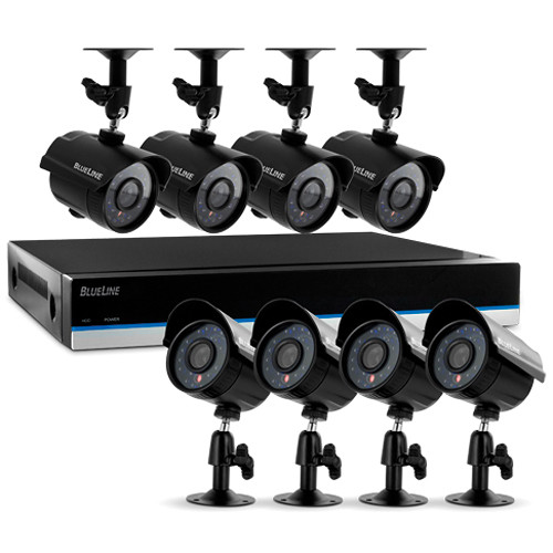 Defender BlueLine 16-Channel and Eight Camera DVR System with 500GB HDD