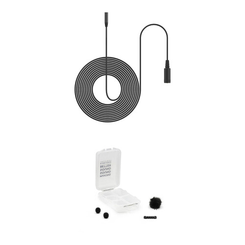 Deity Microphones W.Lav Pro Omni Lavalier Microphone with Black Outdoor Mic Kit