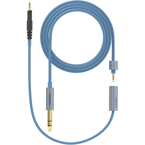 Dekoni Audio Ensemble Nylon Jacket Unbalanced 1/4" to ATH-M Series Connector Modular Cable System (64")