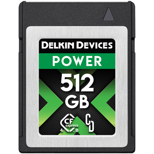 Delkin Devices 512GB POWER 4.0 CFexpress Type B Memory Card Kit (2-Pack)
