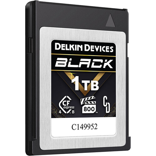 Delkin Devices 1TB BLACK CFexpress 4.0 Type B Memory Card