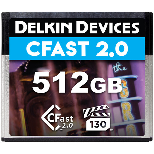Delkin Devices 512GB CFast 2.0 Memory Card