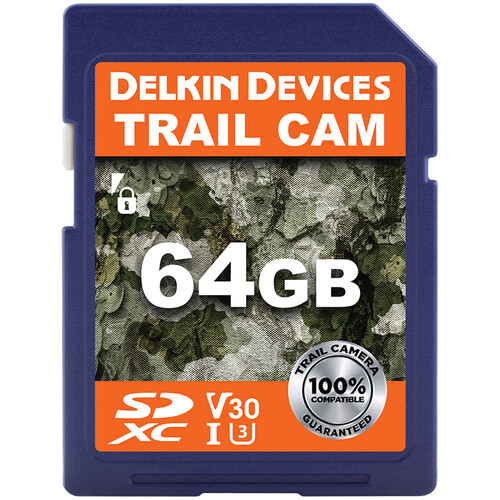 Delkin Devices 64GB Trail Cam UHS-I SDXC Memory Card