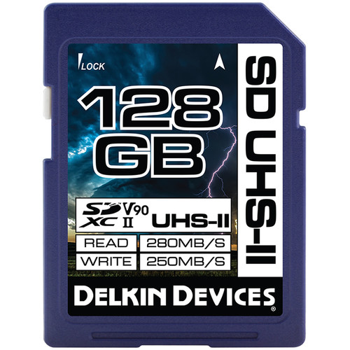 Delkin Devices 128GB Cinema SDXC UHS-II Memory Card