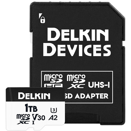 Delkin Devices 1TB Hyperspeed microSDXC Memory Card with SD Adapter
