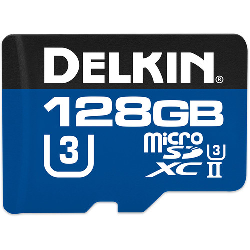 Delkin Devices 128GB 1900X UHS-II microSDXC Memory Card (U3)