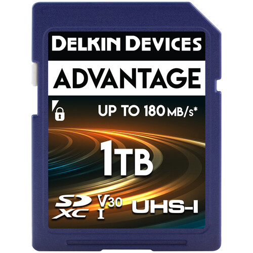 Delkin Devices 1TB ADVANTAGE UHS-I SDXC Memory Card DSAV31T B&H