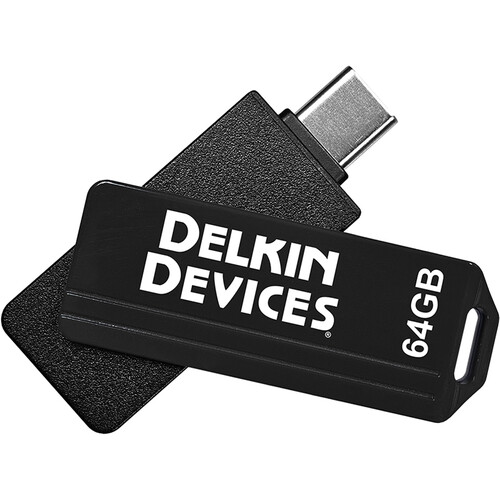 Delkin Devices 64GB PocketFlash USB-C 3.2 Gen 1 Flash Drive