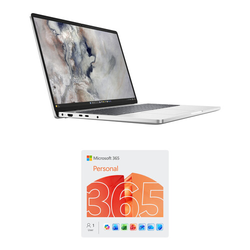 Dell 16" Pro 16 Laptop Kit with Microsoft 365 Personal (1-User License, 12-Month Subscription)