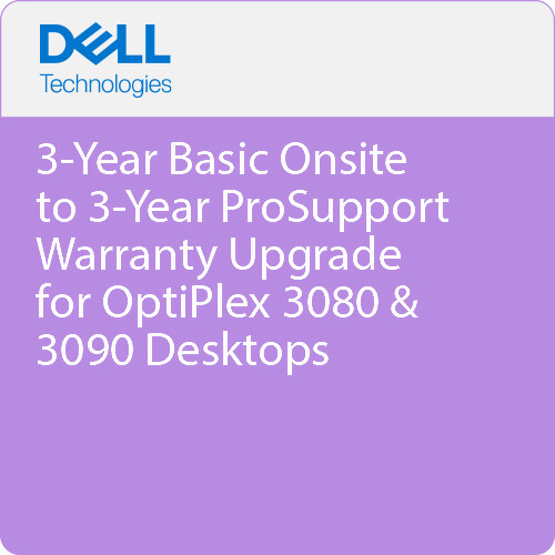Dell 3-Year Basic Onsite to 3-Year ProSupport Warranty Upgrade for Desktops