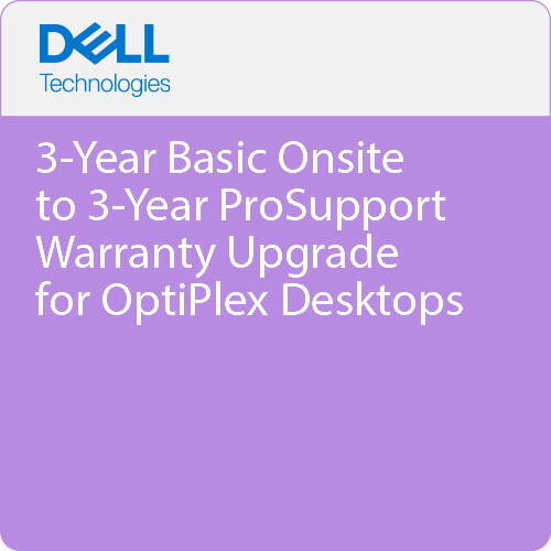 Dell 3-Year Basic Onsite to 3-Year ProSupport Warranty Upgrade for Desktops