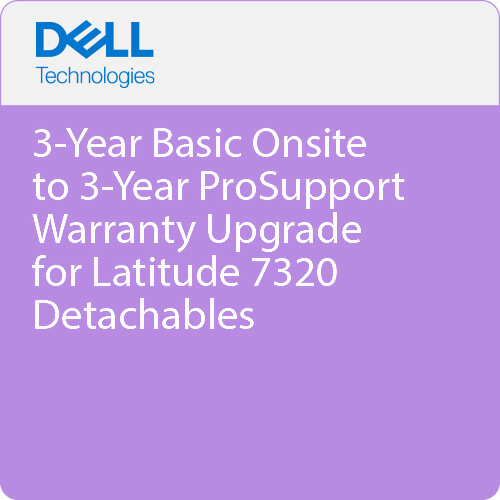 Dell 3-Year Basic Onsite to 3-Year ProSupport Warranty Upgrade for Detachables