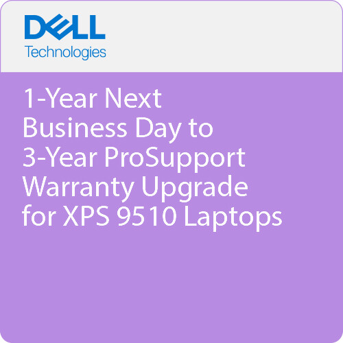 Dell 1-Year Next Business Day to 3-Year ProSupport Warranty Upgrade for Laptops