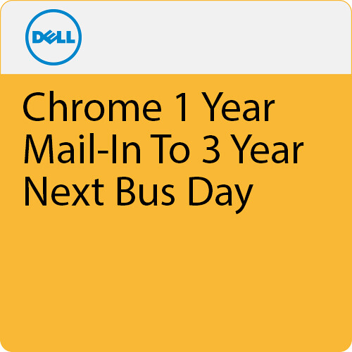 Dell 1-Year Mail-In to 3-Year Next Business Day Warranty Upgrade for Chromebooks