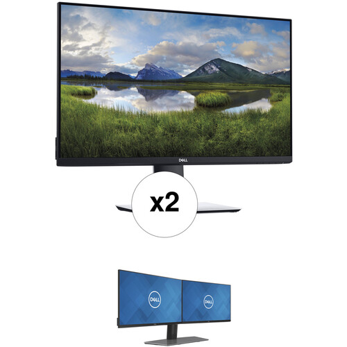 Dell P2719H 27" Dual Monitor Kit