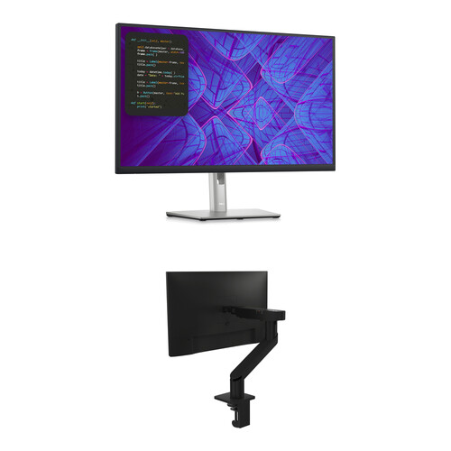 Dell P2723QE 27" 4K UHD USB-C Hub Monitor & MSA20 Single Monitor Arm Kit