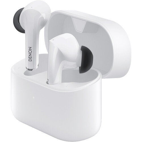 Denon Noise-Cancelling True Wireless Earbuds (White)