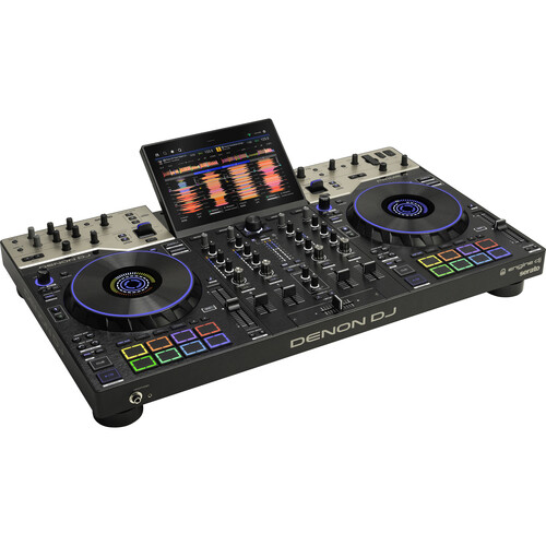 Denon DJ Prime 4 G2 4-Channel Standalone DJ System with Built-In FX, Lighting Output, and Stems