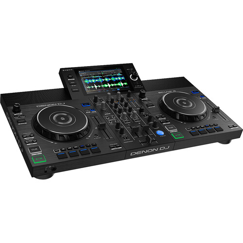 Denon DJ SC LIVE 2 Standalone 2-Deck DJ System with 7" Touchscreen, Built-In Speakers, and Wi-Fi