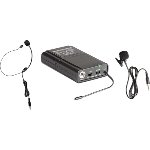 Denon Envoi HL Beltpack Transmitter with Lavalier and Headset Mic (584 to 608 MHz)