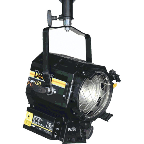 DeSisti Super F6 Daylight-Balanced LED Fresnel Light (Manually Operated)