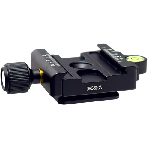 Desmond DAC-50CA Bi-Directional 50mm QR Clamp for Arca-Type QR Plates with Removable Arca-Type Base Mounting Plate