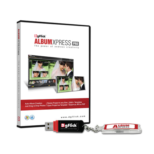 DgFlick Album Xpress PRO Software (USB Dongle)