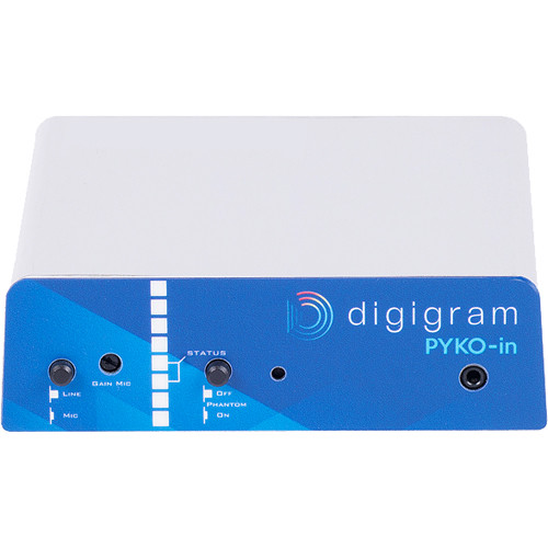 Digigram PYKO-in Stereo IP Balanced Analog Audio Encoder