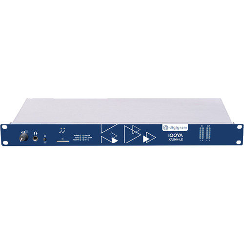 Digigram 1RU Stereo IP Aud Codec f/STL/SSL-2 I/O Ch's/2 Mono Analog I/Os,1 Stereo AES/EBU I/Os,2 I/O Channel