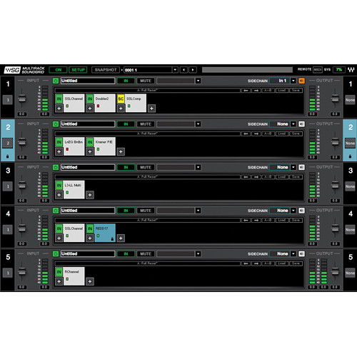 DiGiGrid Waves MultiRack SoundGrid Plug-In Platform