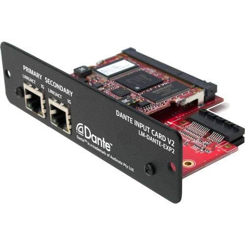 Digital Audio Labs Livemix LM-DANTE-EXP2 Dante Input Expansion Card